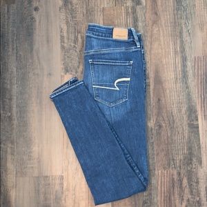 American eagle super high-rise skinny jeans